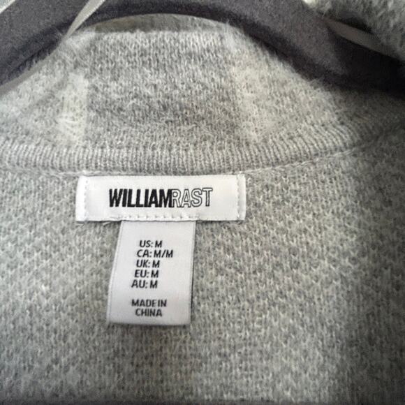 William Rast Fuzzy Soft Plaid Button Front Shacket Md Cozy Minimalist Fall Layer - Picture 4 of 9
